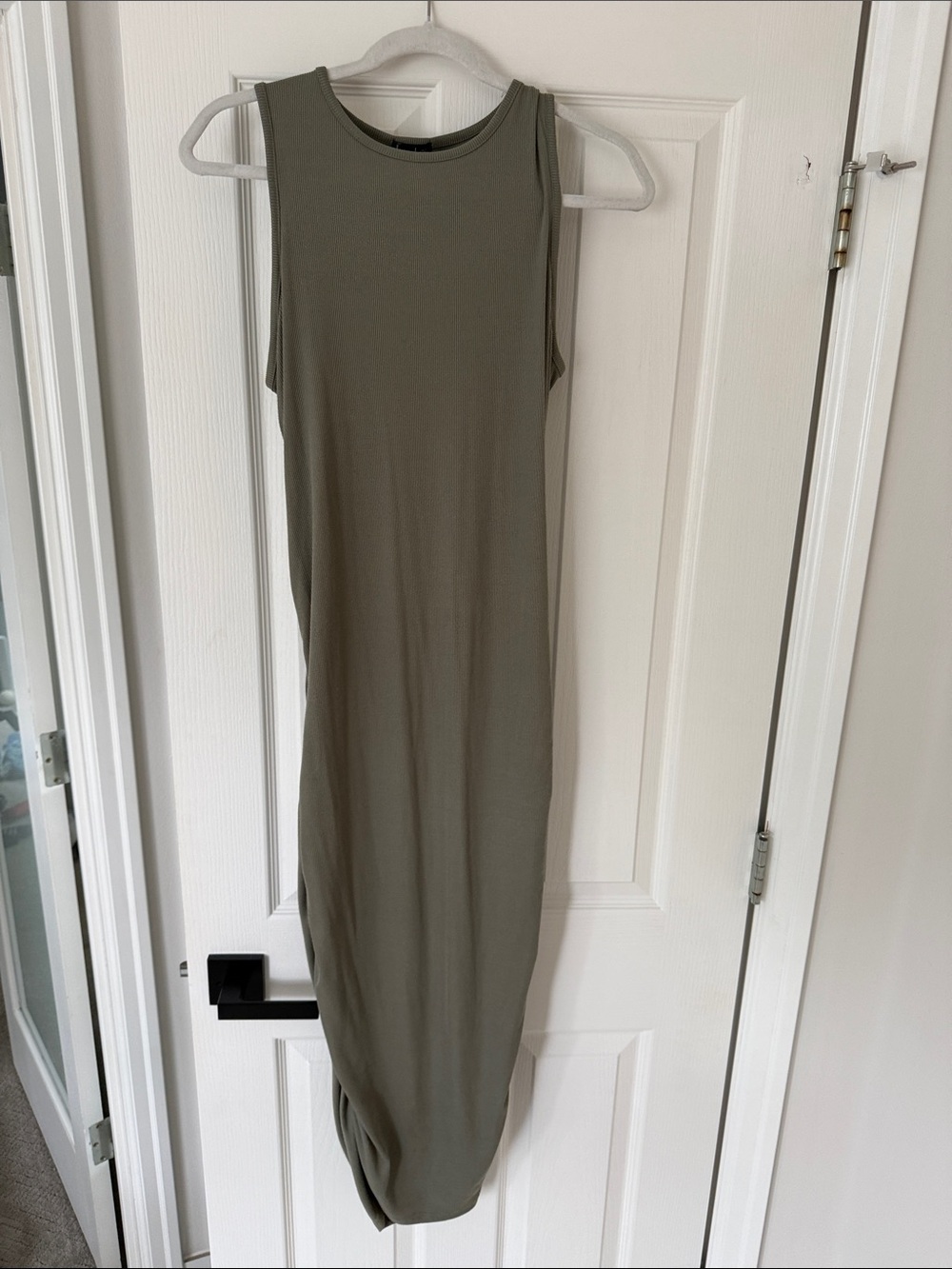 J for Justify Olive Green Sleeveless Maxi Dress